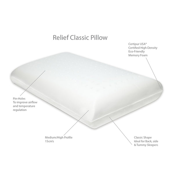 Relief Classic Mid-Line Pillow