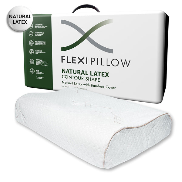 rubber tree pillow Natural Latex Contour Pillow